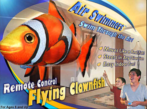 CLOWNFISH AIR SWIMMER  R/C BLIMP