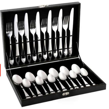 24 PIECE STAINLESS STEEL CUTLERY SET