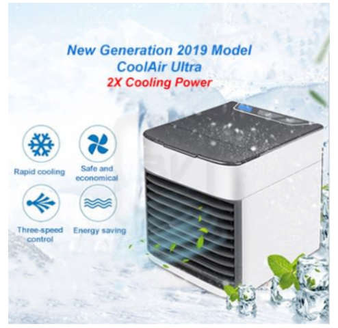 ARCTIC AIR ULTRA / EVAPORATION AIR COOLER / 3 SPEEDS / LIGHTWEIGHT / COOLS HUMIDIFIES PURIFIES
