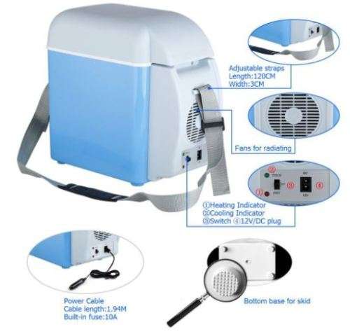 PORTABLE CAR COOLER / HEATER / 7.5 LITRE / 12V