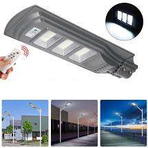 100W SOLAR STREET LAMP / LED SOLAR LIGHT / MOTION SENSOR / IP65 WATERPROOF / REMOTE