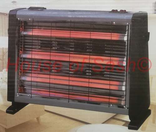 DIGIMARK 3 BAR HEATER / 1500W / BUILT IN FAN and HUMIDIFIER / TIP-OVER PROTECTION