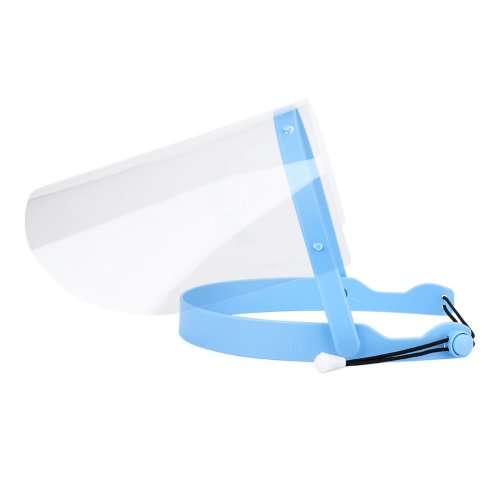 PROTECTIVE FACE SHIELD / 400 MICRONS PET / ELASTICATED BACK FOR ADJUSTMENT