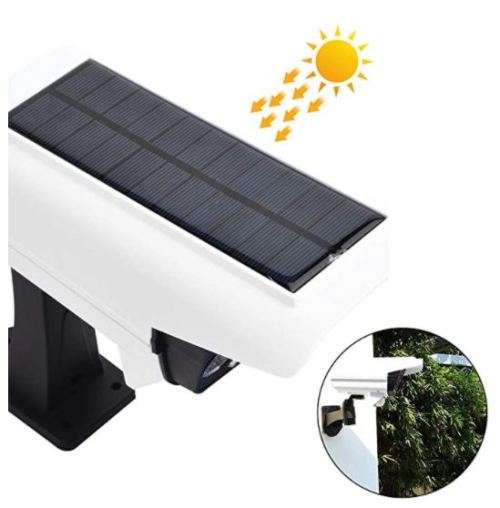 INDUCTION SOLAR SECURITY LIGHTS, 3 MODES, REMOTE CONTROL, 77 LED