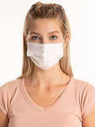 WHITE) DISPOSABLE FACE MASKS