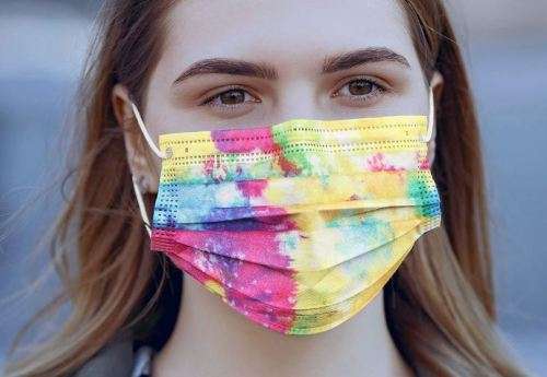 MULTI COLOUR DISPOSABLE FACE MASKS