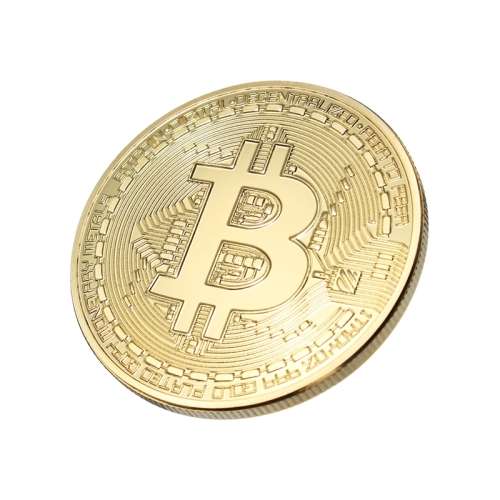 Gold Bitcoin Model Commemorative Coins BTC Metal Coin Decorations