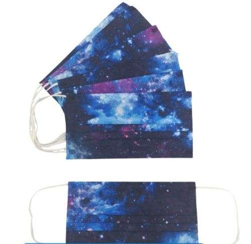 MIDNIGHT SKY DISPOSABLE FACE MASKS