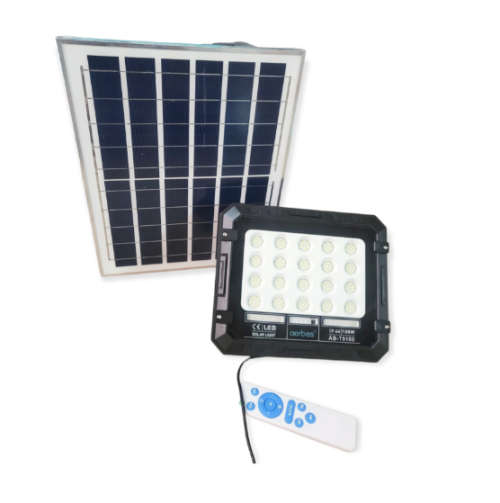 100W SOLAR FLOOD LIGHT / REMOTE CONTROL  / IP66 WEATHERPROOF