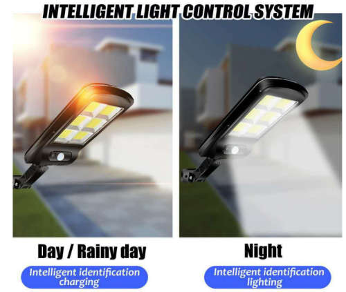 90W SOLAR WALL LIGHT / REMOTE CONTROL  / MOTION SENSOR / IP65 WEATHERPROOF