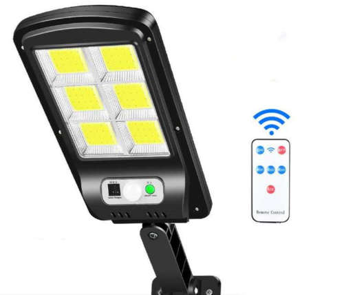 90W SOLAR WALL LIGHT / REMOTE CONTROL  / MOTION SENSOR / IP65 WEATHERPROOF