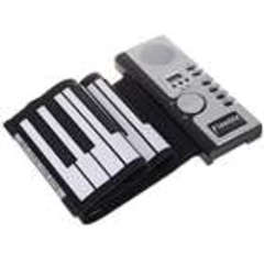 61 KEY FOLDABLE PIANO | 100 RHYTHM SELECTION | 128 DIFFERENT TONES | 40 DEMO PLAY | RECORD FUNCTION