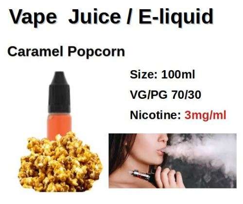 Vape Juice -  Caramel Popcorn