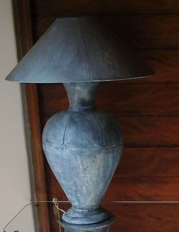 Special !!! - Beautiful Blue Lamp - Vintage Antiquities Style