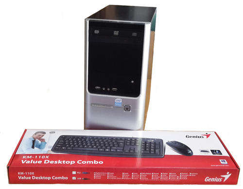 PC for Sale - Dual Core (Black) - Ready for use.