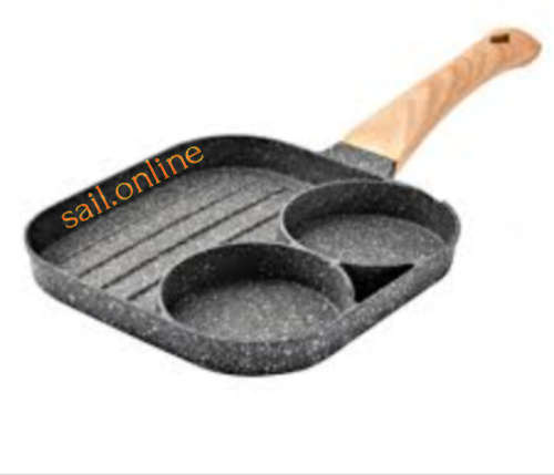 Aluminum 3 Division Frying Pan