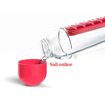 NEW 3 IN 1! Water Bottle + Pill Organizer + Cup