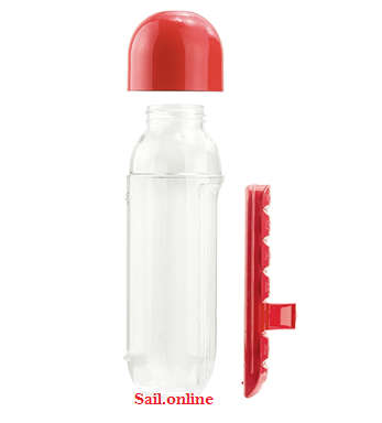 NEW 3 IN 1! Water Bottle + Pill Organizer + Cup