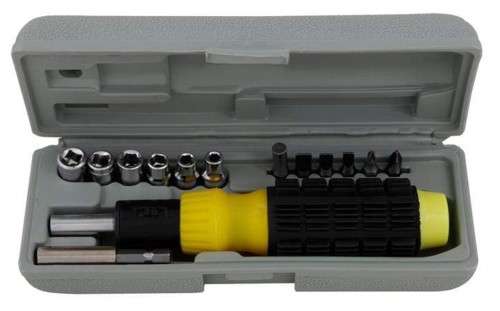 Brand New Stainless Steel 15 Piece Socket driver set