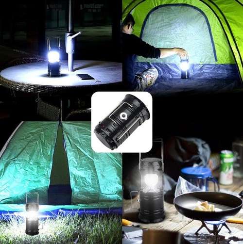 New Modern LED Camping Lantern Rechargeable with USB Output