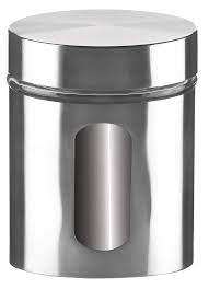 New Luxury Stainless Steel Glass Canister