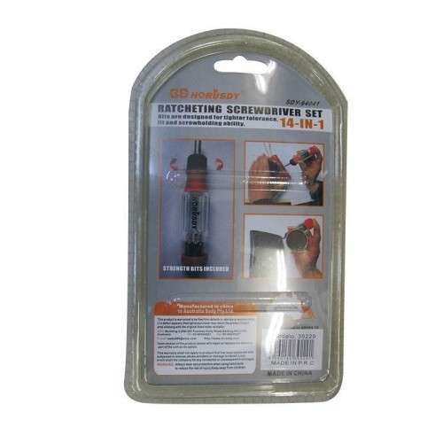 Brand New Stainless Steel 14 Pcs Ratcheting Precision Screwdriver Set