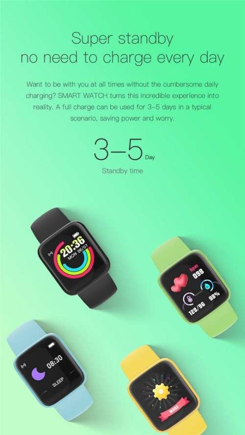 New Multi-function Smart Fitness Watch