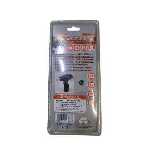 New Stainless Steel 9 Pcs Impact Socket Adapter Set!