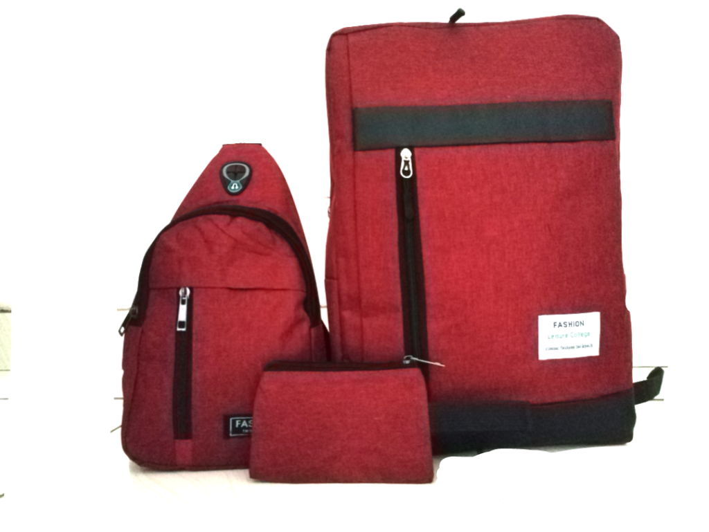 3 in 1 Backpack + Crossbody + Cosmetic bag!