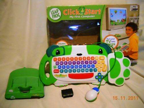 LEAPFROG CLICKSTART turn your t.v into a learning PC