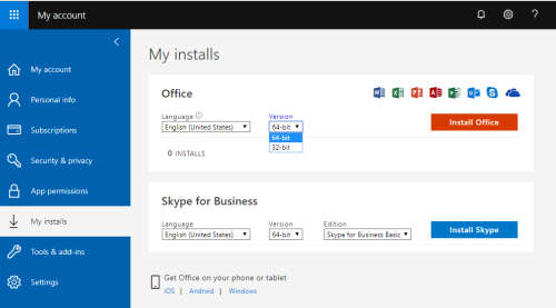Microsoft Office 365 2019 Pro for PC/Mac/Mobile 5TB