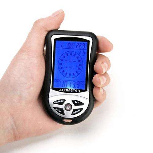 Digital LCD Compass Altimeter Barometer Therm