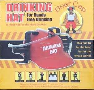 **LOCAL STOCK** Hard Hat Helmet Beer Soda Dual Can Drinking Straw Drinking Cap