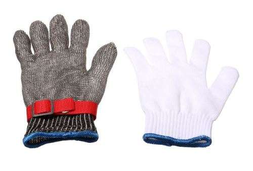 ****LOCAL STOCK**** Safety Cut Proof Stab Resistant Stainless Steel Metal Mesh Butcher Glove