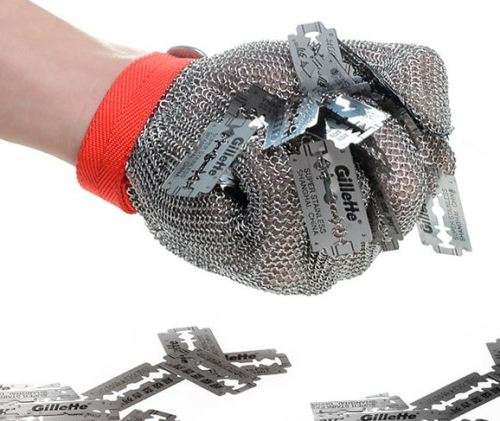 LOCAL STOCK Safety Cut Proof Stab Resistant Stainless Steel Metal Mesh Butcher Glove