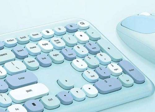 **LOCAL STOCK** MOFii 666 Wireless Keyboard Mouse Set .. (COLOR: BLUE)