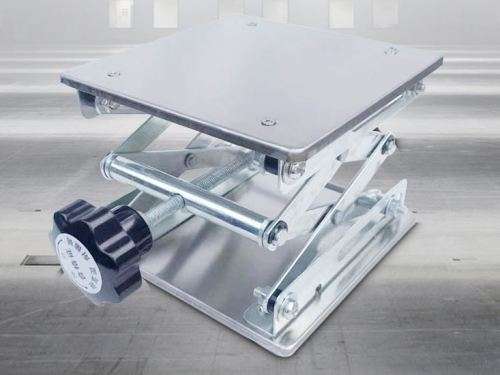 **LOCAL STOCK** Small stainless steel lifting platform 150 * 150 manual alum  alloy laboratory lift