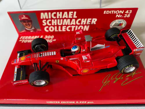 Michael Schumacher  - Ferrari F300 `Tower Wing` (Limited Edition Minichamps)
