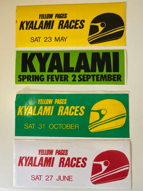 Classic Kyalami Race Days (x4 Stickers)