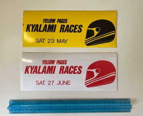Classic Kyalami Race Days (x2 Stickers)