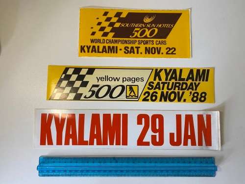 Classic Kyalami Race Days (x3 Stickers)