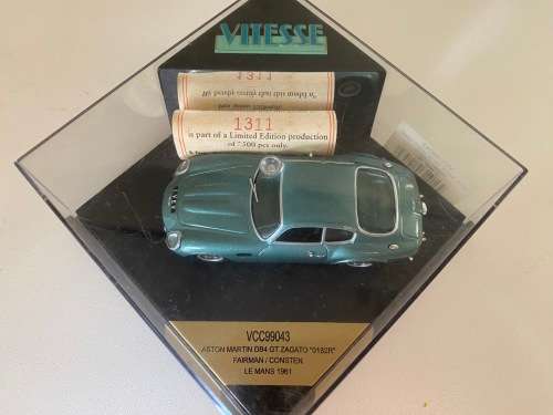 Aston Martin DB4 GT Zagato - Le Mans 1961 (Rare Vitesse 1:43)