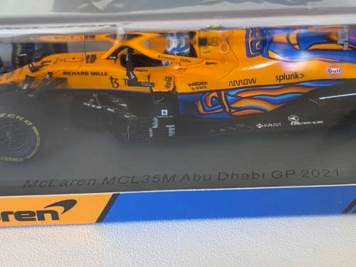 Lando Norris - McLaren 2021 Abu Dhabi GP Special Edition (Spark 1:43 new)