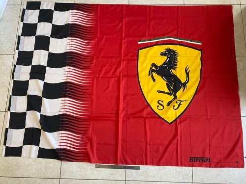 Official Ferrari Flag (Large 1.8m x 1.4m) [secondhand]