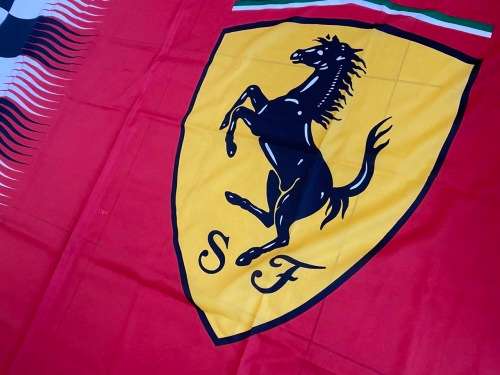 Official Ferrari Flag (Large 1.8m x 1.4m) [secondhand]