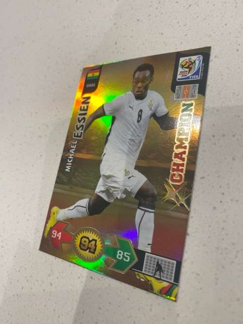 Michael Essien, Ghana - Rare Gold Champion Card - World Cup 2010 South Africa Panini Adrenalyn