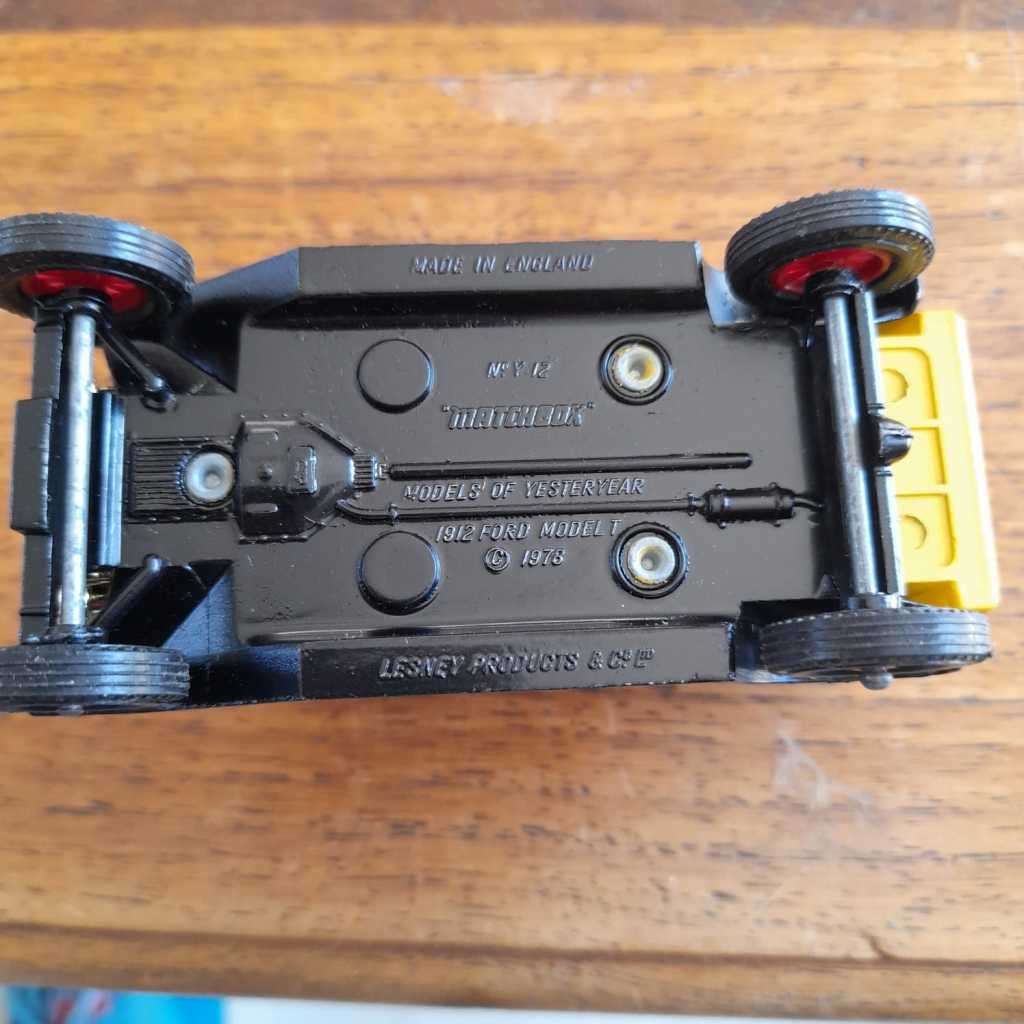Ford Model T `Colman`s Mustard 1912` (Matchbox Models of Yesteryear 1978 Y12 +/-1:43 - with box)