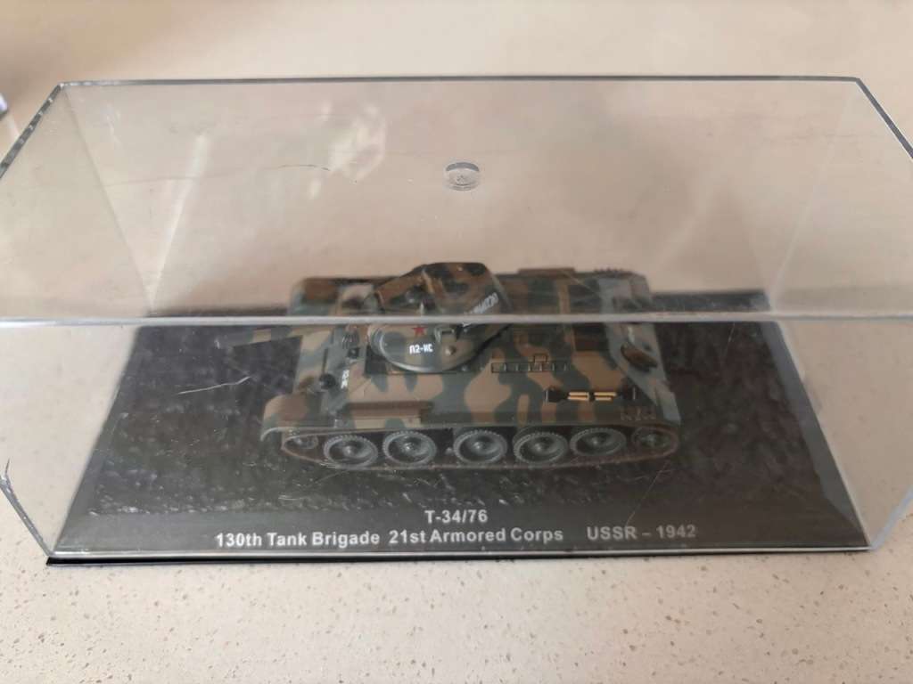 130th Tank Brigade 21st Armored Corps Army Tank 1942 USSR (Atlas Edition DeAgostini 1:72)