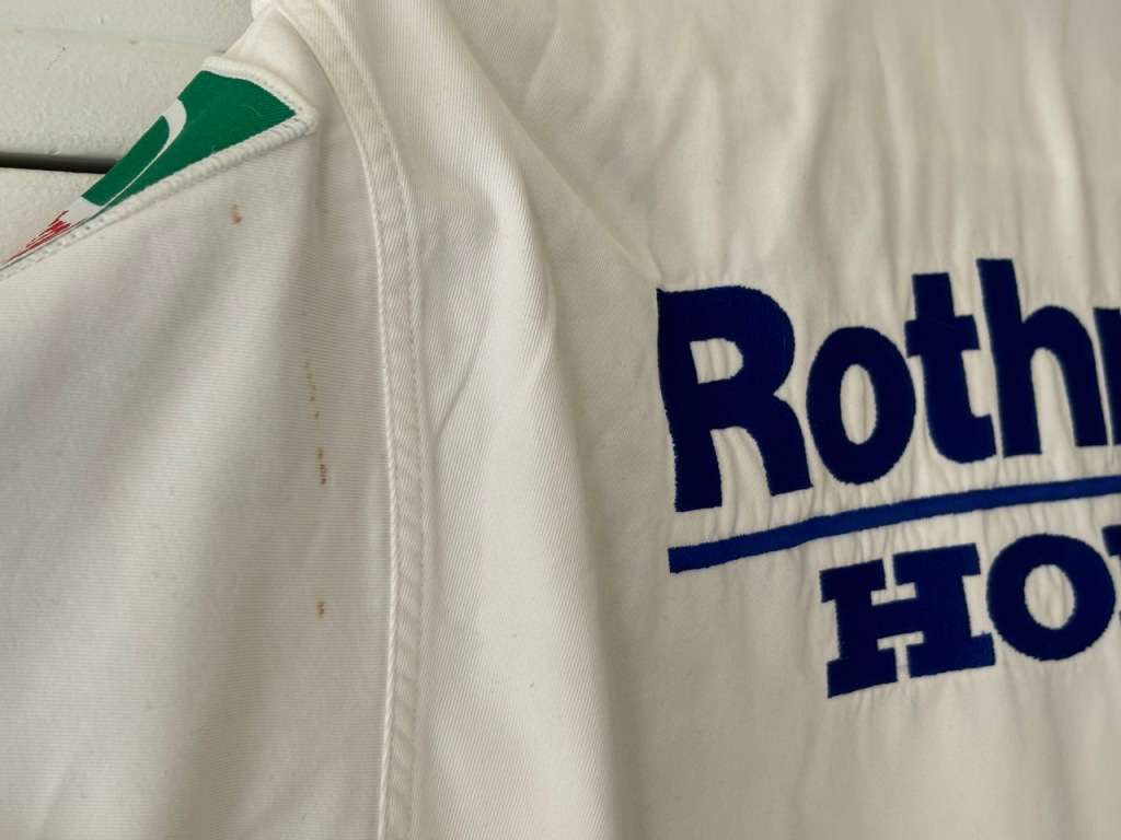 Official Team Worn Rothmans Honda 1990s Motorbike World Championship Shirt