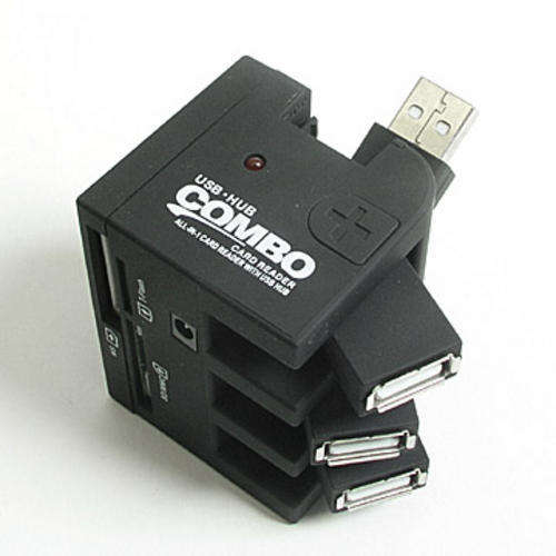 Combo Card Reader/ USB 2.0 Hub